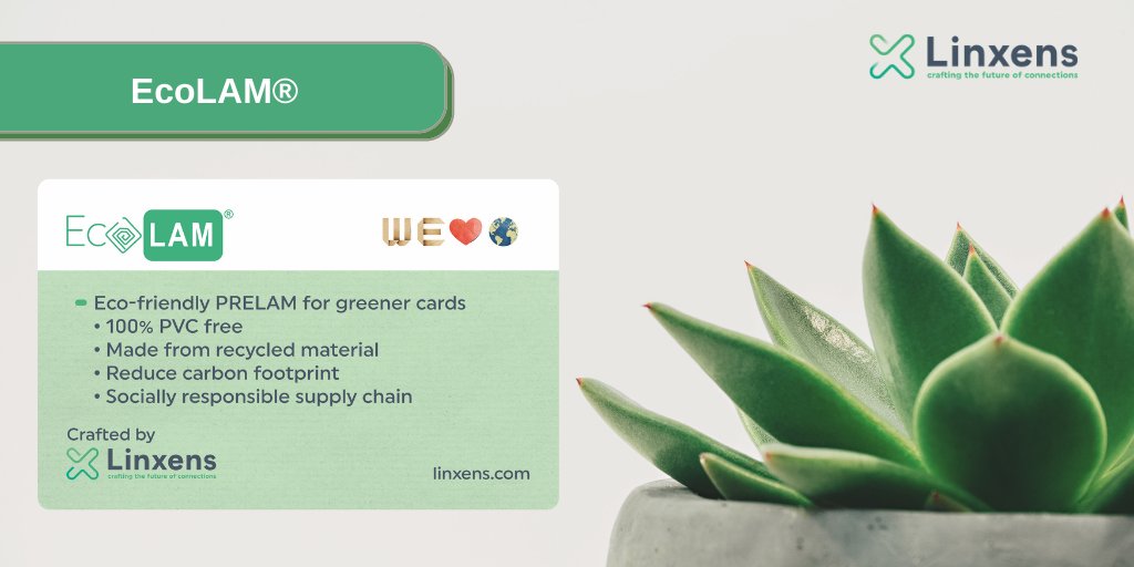 Linxens promotes renewable, recycled and recyclable materials, compatible with the current smartcard manufacturing processes thanks to its EcoLam solution.

#LinxensInside #PRELAM #EcoLam #MoreThanACard

bit.ly/3ktLZeP