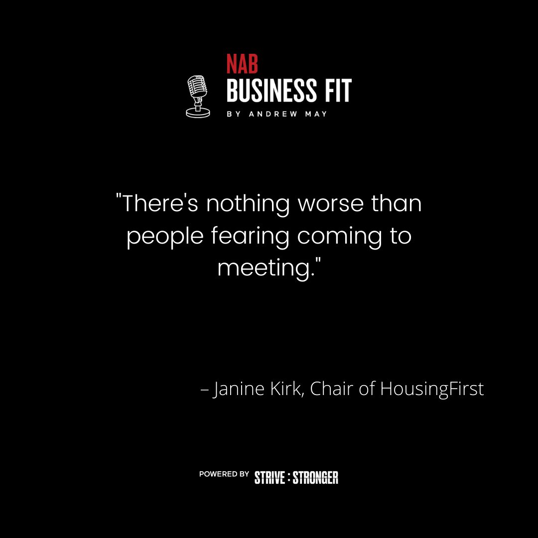 StriveStronger's tweet photo. Janine Kirk, the current Chair of Phoenix Australia, the Australian Centre of Excellence for Posttraumatic Mental Health, shares leadership advice in this podcast https://t.co/9TJxmW8MgV. 
#StriveStronger https://t.co/KRODuID4Qs