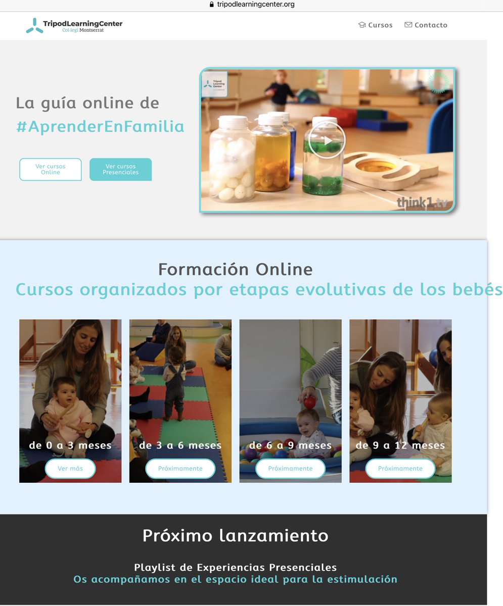 colemontse's tweet photo. Famílies i nadons, prepareu-vos a l’acabar vacances! El #TripodLearningCenter del @colemontse us ajuda a ser, amb els programes d’estimulació primerenca online i presencials, el millor bressol per a l’excel.lència intelectual, física i social dels fills!
🔜https://t.co/BmLebGLJ99 https://t.co/Q8An5HVwDC