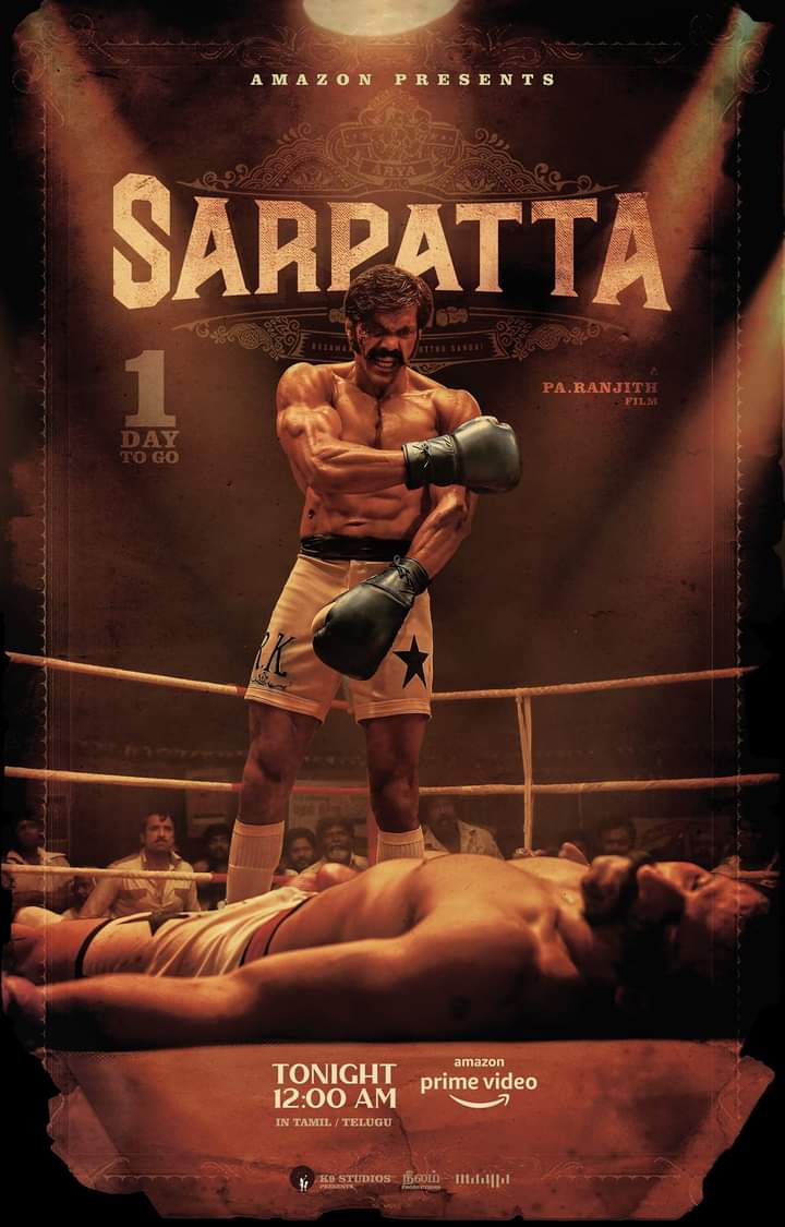 itzme_sarath's tweet photo. சார்பட்டா பரம்பரை ஒரு வரி  திரைவிமர்சனம்.... ரோசமான மனிதர்களின் ஆக்ரோஷமான சண்டை...🔥
#SarapattaParambarai #PaRanjith #Aarya https://t.co/UCoaLf4jWy