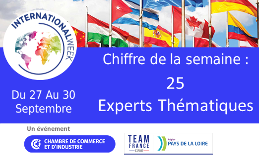 tfepdl's tweet image. #InternationalWeek 🌍
🔍Trouvez des réponses à vos questions grâce à un entretien individuel de 30 mn avec nos experts abordant des thématiques aussi variées que : Financements, paiements, logistique, prospection, RH… 📝
@CCINantes  @CCI49 #ConseilRégionaldesPaysdelaLoire