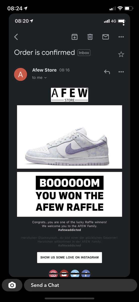 KicksSuccess's tweet photo. Success from emanzz#1787 with KicksRaffleBot https://t.co/3rJ1CvJsqT