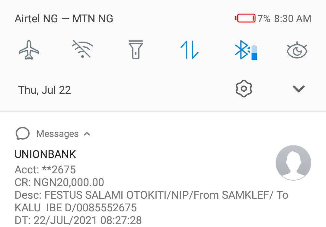 biglin_ceo's tweet photo. On God. On God. Big Thanks to @SAMKLEF SENIOR MAN. #ForSoweto . I swear E be like dream to me. I went to bed thinking of how I will go today and this weekend. Just to wake up to 20k from @SAMKLEF . God Bless you Senior Brother. You don't know what you just did for me. https://t.co/OUo54SLmNl