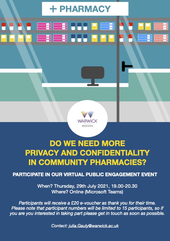 Julia Walsh (@juliawalsh) on Twitter photo Anyone interested in participating in this public engagement event to discuss something that affects us all at some point? E-voucher as an added bonus! Contact <a href="/julia_gauly/">Julia Gauly, Dr π©πͺπ¬π§</a> if you are Anyone interested in participating in this public engagement event to discuss something that affects us all at some point? E-voucher as an added bonus! Contact <a href="/julia_gauly/">Julia Gauly, Dr π©πͺπ¬π§</a> if you are