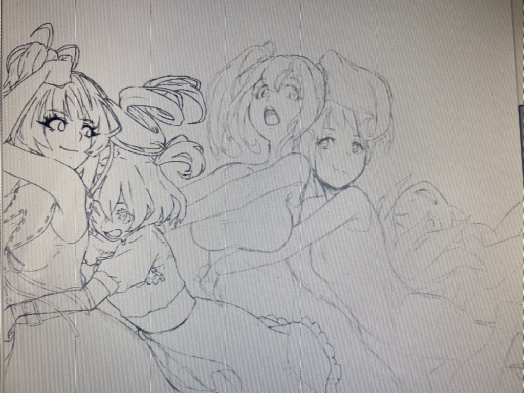 連休使っても終わる気しない絵を描き始めてしまった。 