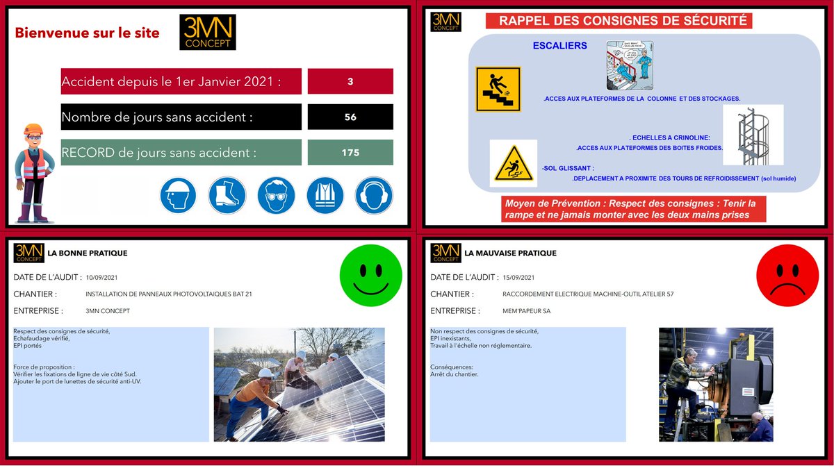 Avec notre logiciel &amp; nos écrans, vous pouvez apporter davantage de communication à votre management sécurité. #innovation #numerique <a href="/INRSfrance/">INRS</a> <a href="/PROBTP_Groupe/">PRO BTP Groupe</a> <a href="/AkzoNobel/">AkzoNobel</a> @BASF_FR <a href="/Arkema_fr/">Arkema France</a>