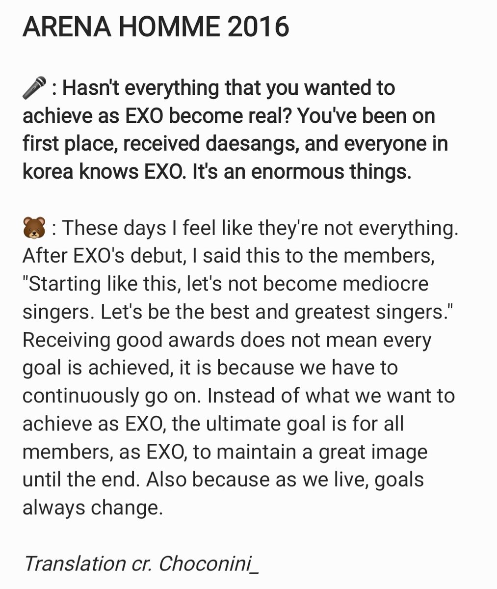 intricaciofmind's tweet photo. "Instead of what we want to achieve as EXO, the ultimate goal is for all members, as EXO, to maintain a great image until the end."

#Kai #카이 #엑소카이 #カイ #金钟仁 https://t.co/srzdeE2oRx