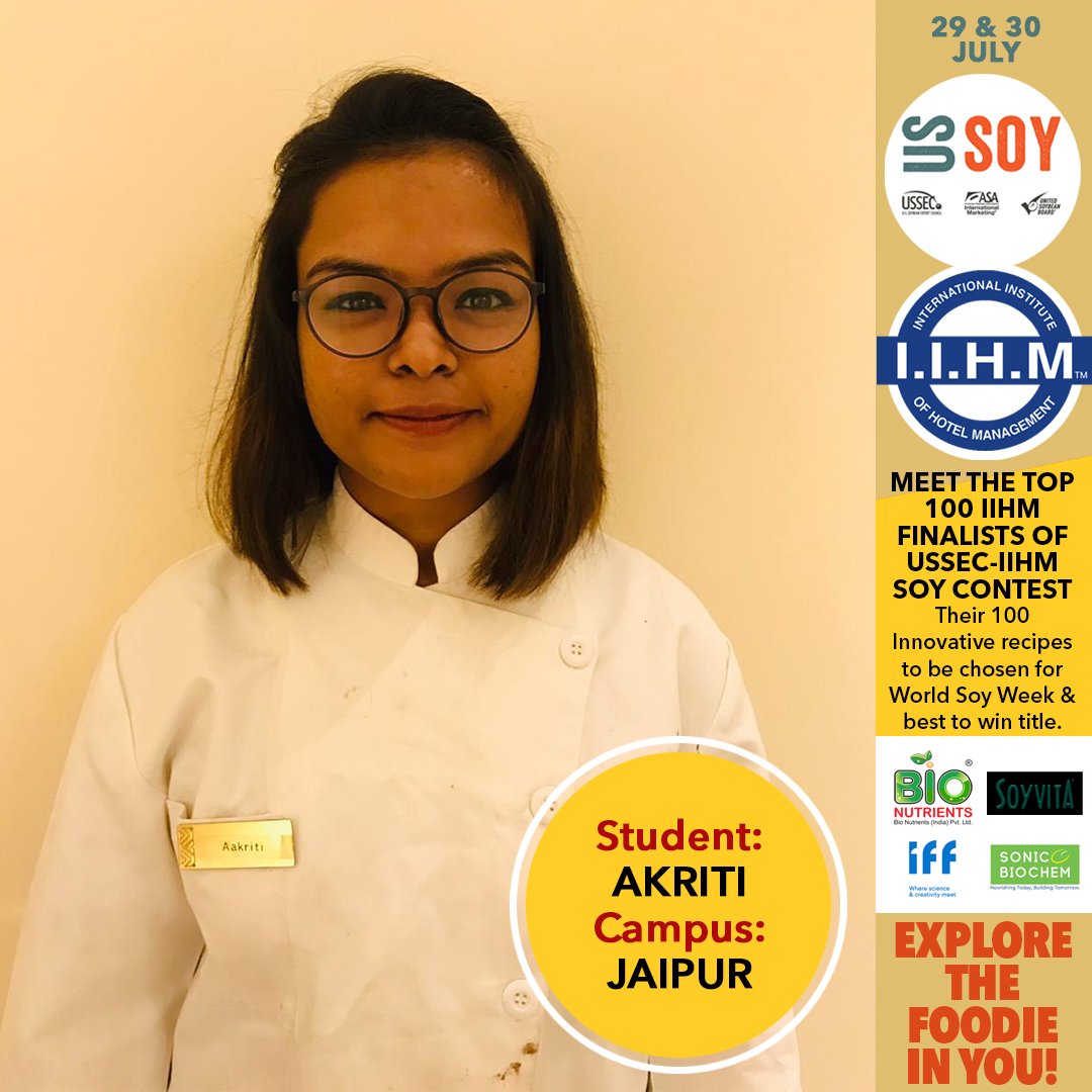 iihmjpr's tweet photo. Heartiest Congratulations to our top selected students of IIHM Jaipur Campus from 100 finalists of the @USSEC Soybean Export Council  @IIHMHOTELSCHOOL Soy Contest! https://t.co/EkzX2lXYG1