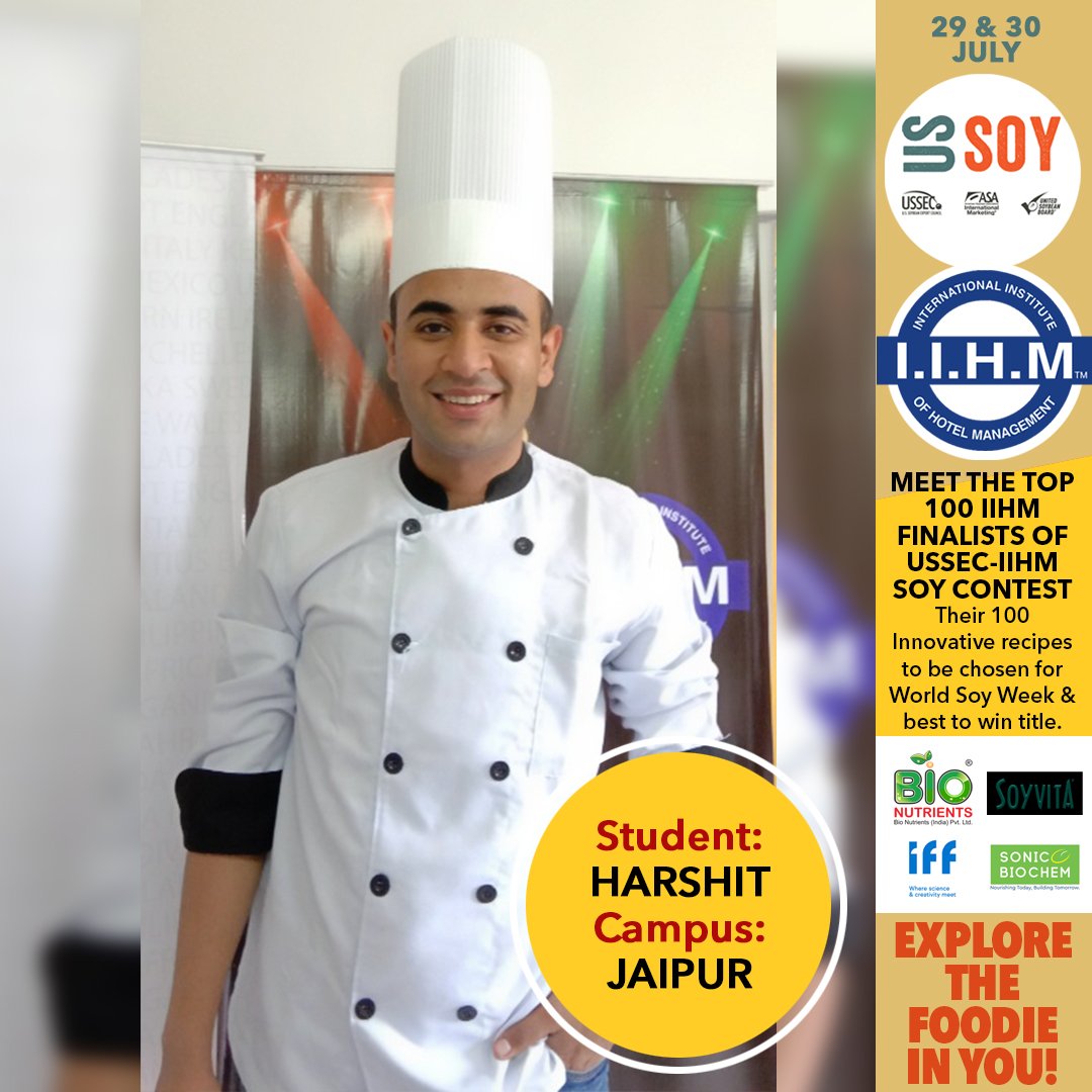 iihmjpr's tweet photo. Heartiest Congratulations to our top selected students of IIHM Jaipur Campus from 100 finalists of the @USSEC Soybean Export Council  @IIHMHOTELSCHOOL Soy Contest! https://t.co/EkzX2lXYG1