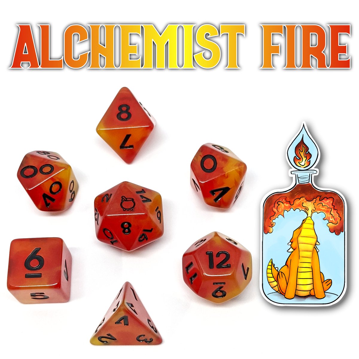 HomebrewDice's tweet photo. T MINUS 7 DAYS TIL LAUNCH!! 

Our #Kickstarter is in the final stages of preparation, and as we approach I wanted to show off the illustrations that will accompany the sets, either in sticker or art print form. 

Illustrations by @BagsOfHappy <3 

#DnD #TTRPG #TTRPGSolidarity https://t.co/sSXOzbXjJR