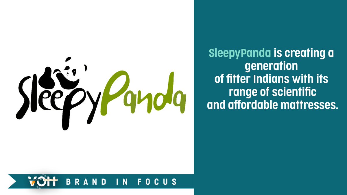 vohglobal's tweet photo. 𝐁𝐫𝐚𝐧𝐝 𝐢𝐧 𝐅𝐨𝐜𝐮𝐬 | Sleepypanda India is creating a generation of fitter Indians with its range of scientific and affordable mattresses. 
Read the full article : https://t.co/9krfpNgr5J
#healthcare #healthcarebrand #healthcareindustry #patientcare #orthopaedicmattresses https://t.co/MzgV89UOmM
