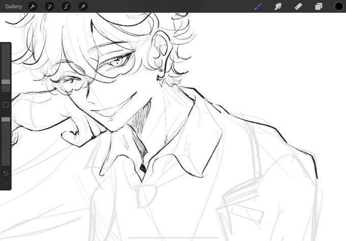 a leetle childe,,, (couldnt draw in time for his bday 😭 