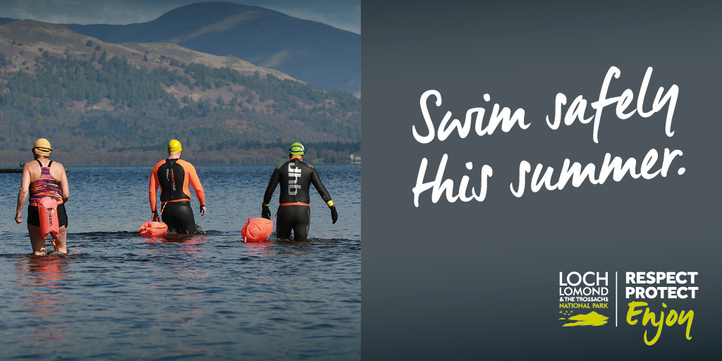 With the hot temperatures this week a swim or paddle in a loch can be an enticing option to cool off. But there are dangers to be aware of before getting in the water. Please familiarise yourself with #WaterSafety advice before you go: bit.ly/3BmzYhc
#RespectProtectEnjoy