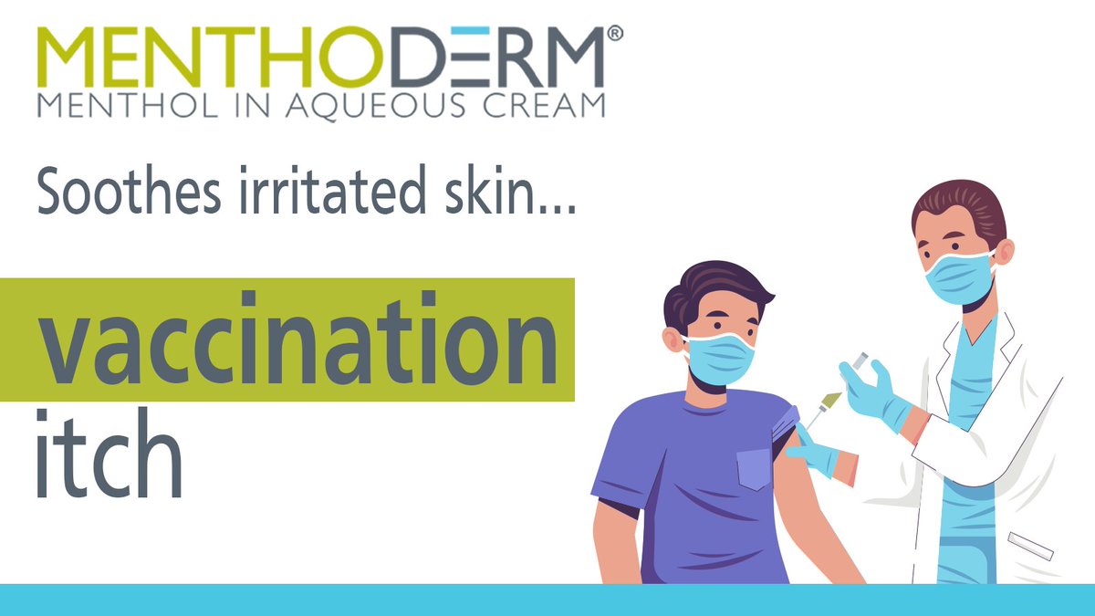 sk1nuk's tweet photo. Suffering with post-vaccine itch? The cooling effects of Menthoderm can help soothe itchy, dry, and irritated skin. 

Buy yours direct from sk1n here: https://t.co/DBTqQHQLPb https://t.co/LNv4jnnjQL