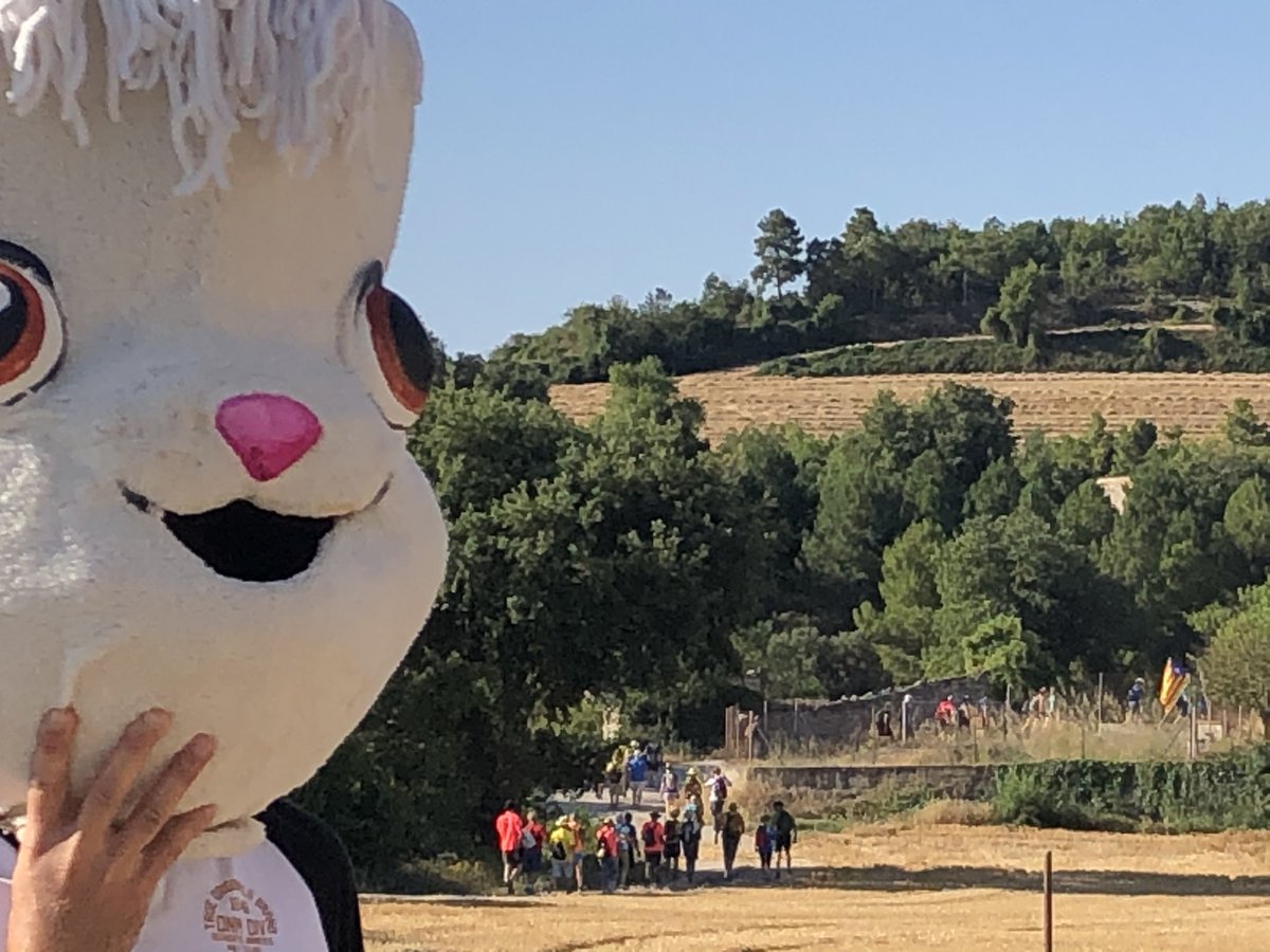 Gràcies #Jorditurull per defensar el món rural!!!!!!! mascotes de Cunipic i el polític a Ferran , la Segarra.