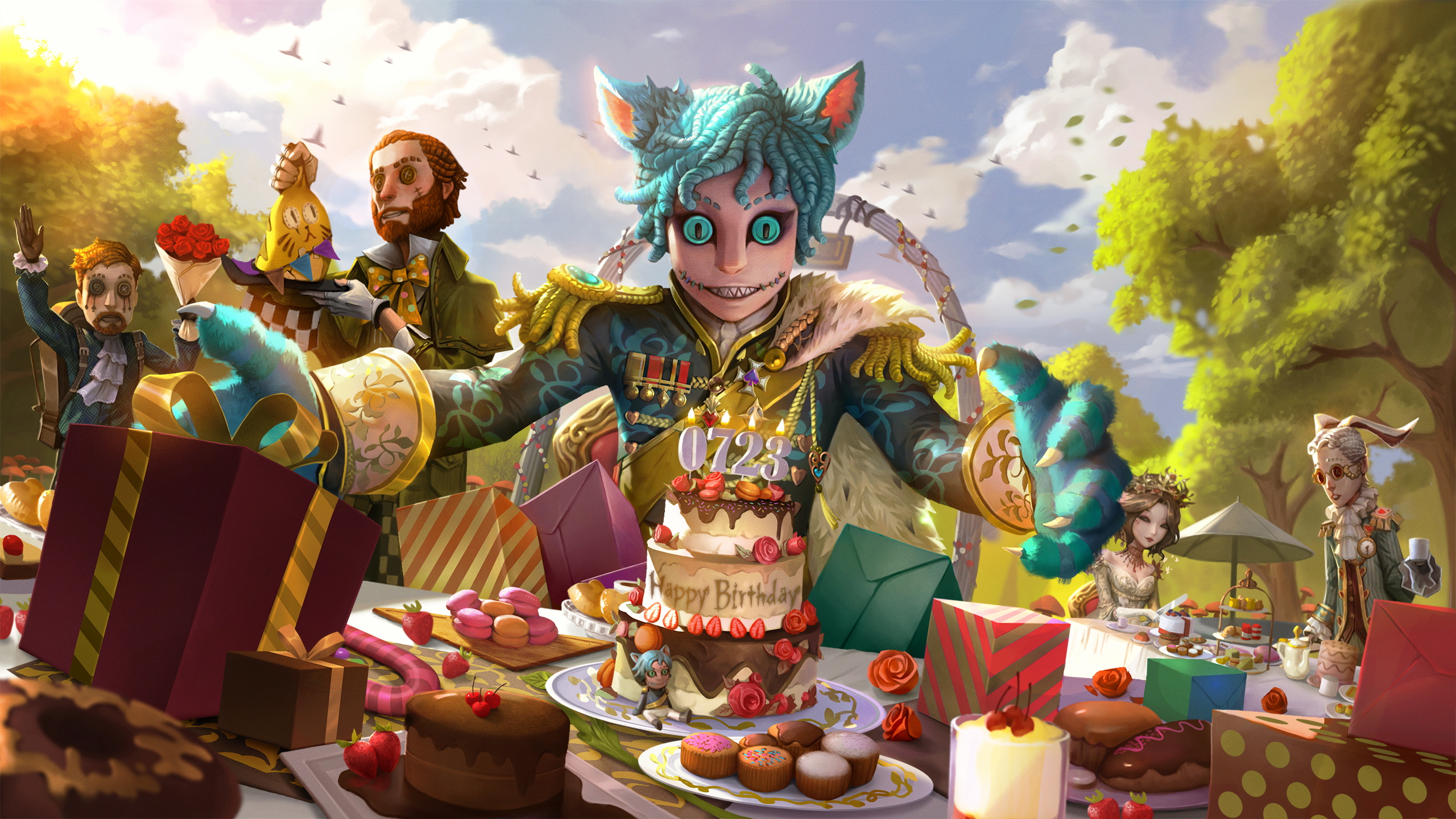 飯*田様 第五人格　THEキャラcafe クリカ　傭兵　ナワーブ・サベダー　クリ 飯*田様 第五人格 THEキャラcafe クリカ 傭兵 ナワーブ
