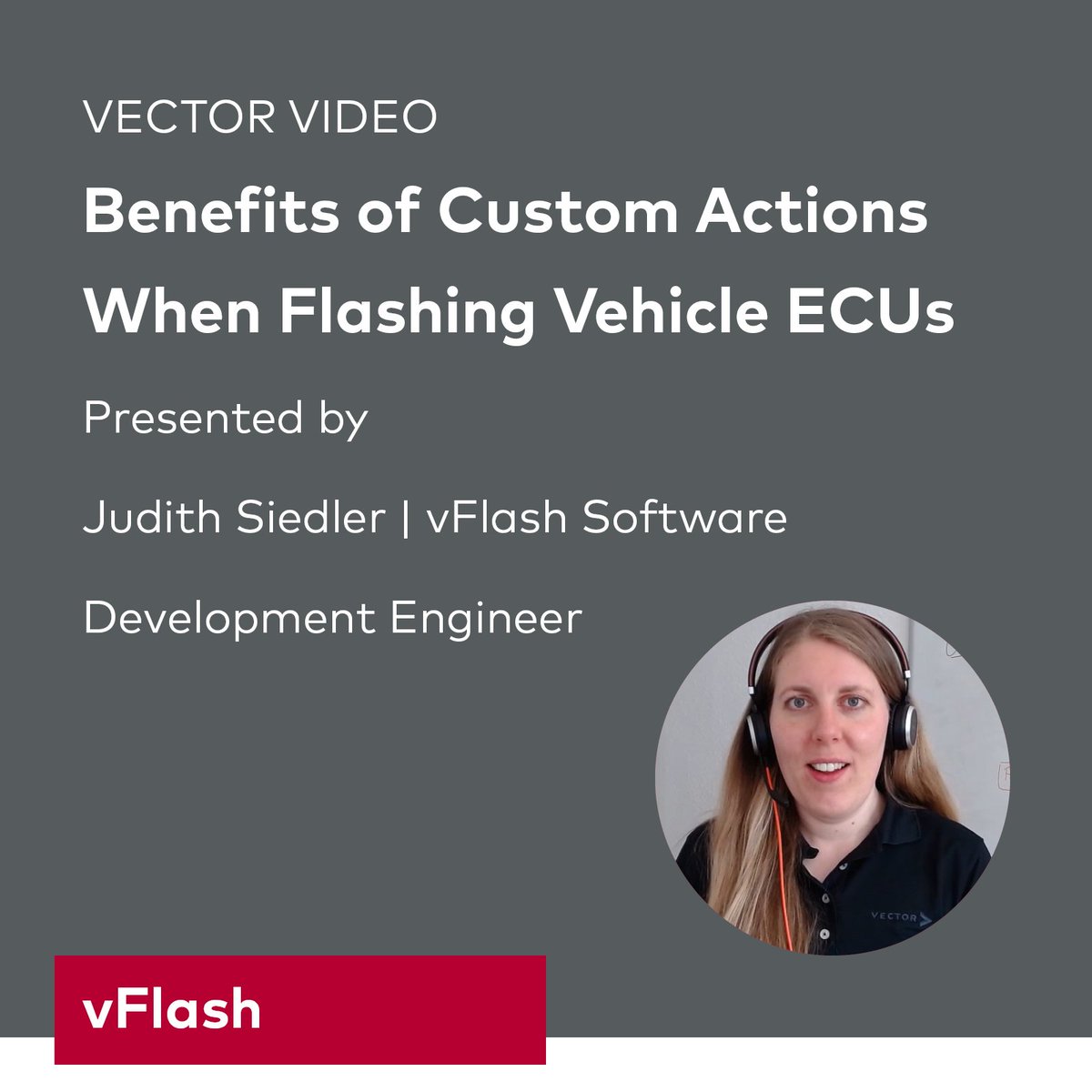 vectorgrp's tweet image. Vector #vFlash is an easy-to-use tool for programming ECUs via #VehicleDiagnostics. The Custom Actions extension provides some great benefits before and after flashing and can be used for documentation and quality assurance. Judith explains how it works: vctr.it/3kGxp3N