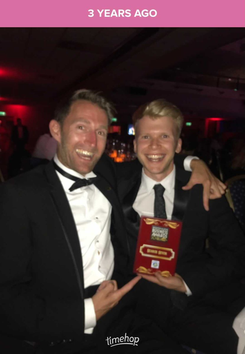 SearchSeven's tweet photo. A #ThrowbackThursday to 3 years ago when Search Seven won Best Corporate Fundraiser at the @BAHBA in 2018⭐️
It was during our #share7 campaign where we hosted three charity events raising £20,000 in one year which we shared our between 7 charities chosen by the team 💜 https://t.co/u8pxS72Tl0