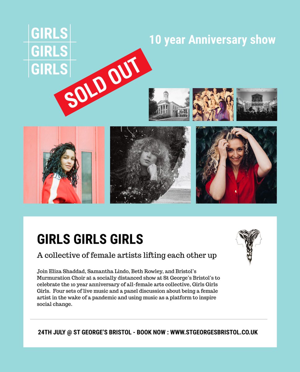 Thank you so much to everyone that’s bought a ticket! Excited to say that Saturday’s GGG show @stgeorgesbris is now sold out!🥰 There may be some who can’t come due to pings so if you’ve missed out you can check in with the venue over the next couple of days for returns xx