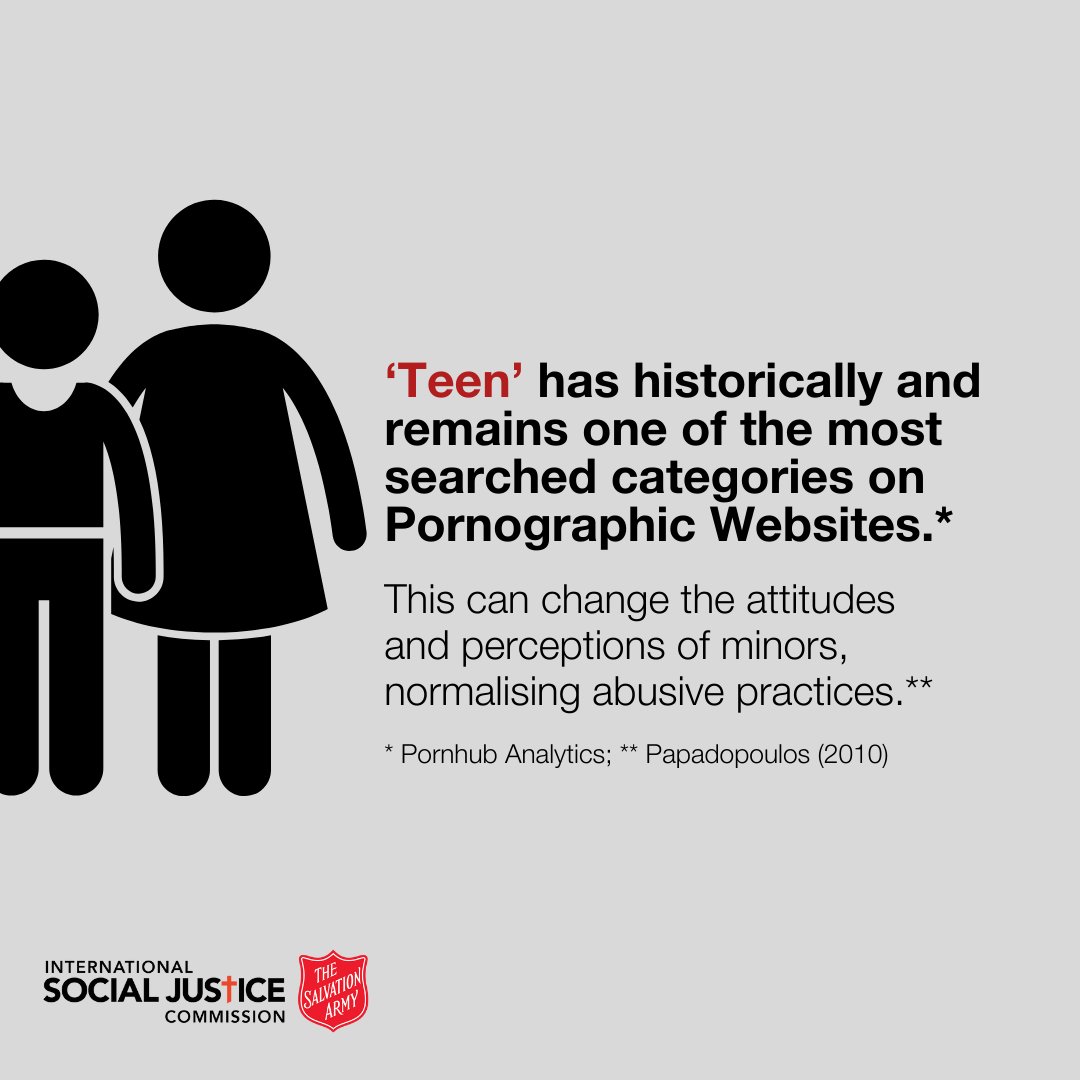 SalvArmyISJC's tweet photo. Pornography fuels abuse.
The pervasive effects of porn culture include children and adolescents.
We must end this.
#considerbeforeconsuming #truthaboutporn #stopthedemand
Get help: @x3church @stopitnow @IWFhotline https://t.co/8xfKSVGSqV