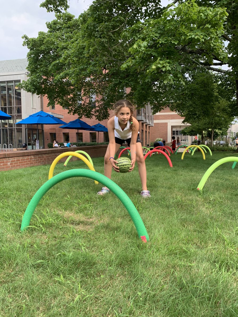 WatertownPubLib's tweet photo. Melon croquet on the front lawn! We also tried to explode a watermelon with rubber bands. It sort of worked.
#Watermelon #ExplodingWatermelon #SummerReading #MelonCroquet #TeenageMutantNinjaTurtles https://t.co/3BWSIepKNW