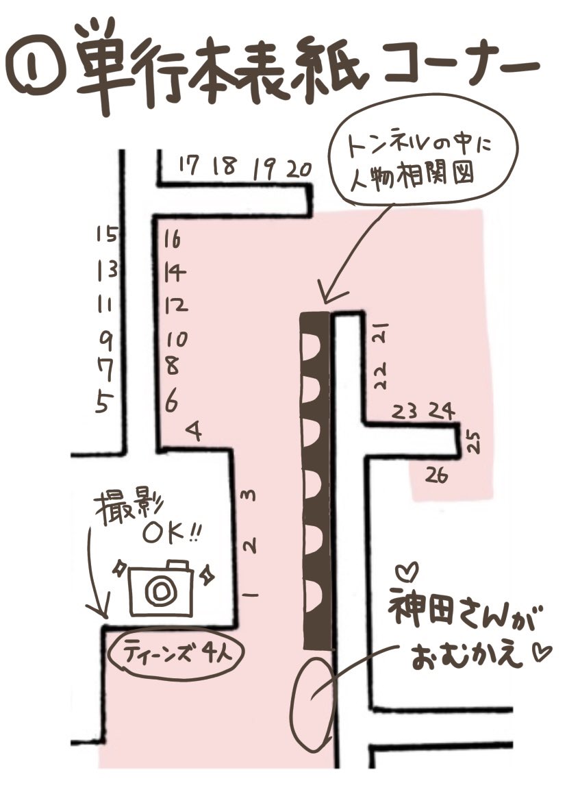 【Dグレ原画展レポ①】
入り口入ってすぐ目の前にティーンズ4人がお迎えしてくれます☺️
ここは撮影OK! 