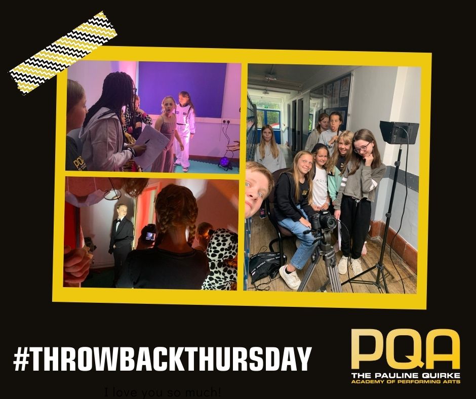 It's #ThrowbackThursday! This week we're throwing back to AM Blue group filming their short film with director T'raiah calling the shots 🎬