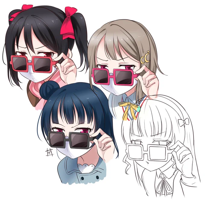 まだ3話放送されてないのでラフですが、予告をよくよく見たら…
つまりこういう事でいいんですよね?(゜ω゜)
#lovelive  #Liella 
