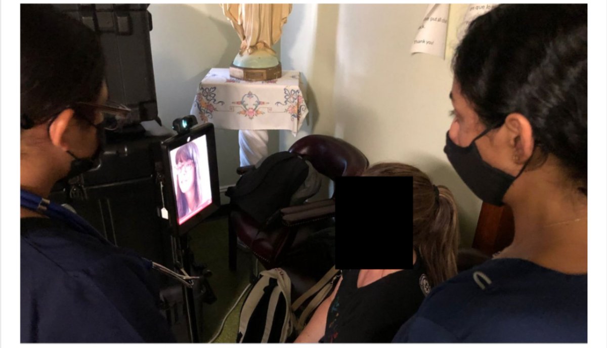 OPCCI_NJMS's tweet photo. They utilized technology like AI from Singapore &amp; a robot to connect with an ophthalmologist from @UnivHospNewark remotely--to help detect vision-threatening diseases, including cataracts, age-related macular degeneration, glaucoma, and diabetic retinopathy. https://t.co/vRGb1RXMKn