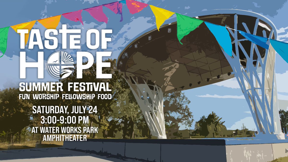 HopeWDM's tweet image. Join us this Saturday for Taste of Hope at Water Works Park Amphitheater! 🎉