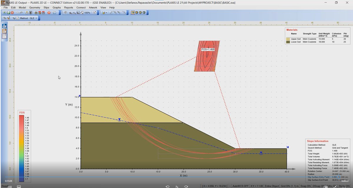 bentleygeotech's tweet photo. #PLAXISLE 2D can be applied to #slopestability projects. We recently published a 2D Basic Slope Tutorial video, to make it easier to learn step by step. 

Watch Now: https://t.co/7f5e3lma3T

#geowithbentley #geotechnicalengineering #geotechnical #geotechnicalengineer #lem https://t.co/9DX4k9dHPM