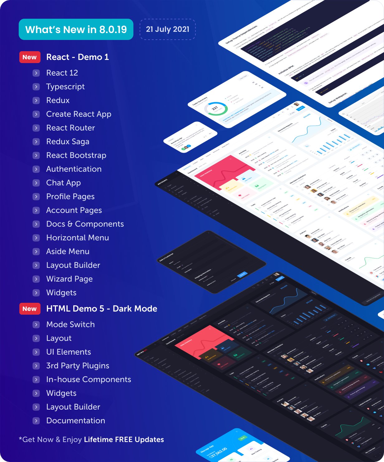 KeenThemes on Twitter: "Metronic React 12 is finally out with a brand new  app core and Bootstrap 5 support! https://t.co/H283sj8MgE #EnvatoMarket  #Bootstrap #HTML #VueJS #React #Angular #Laravel #Blazor #webdevelopment  https://t.co/XOLiULjAtZ" / Twitter