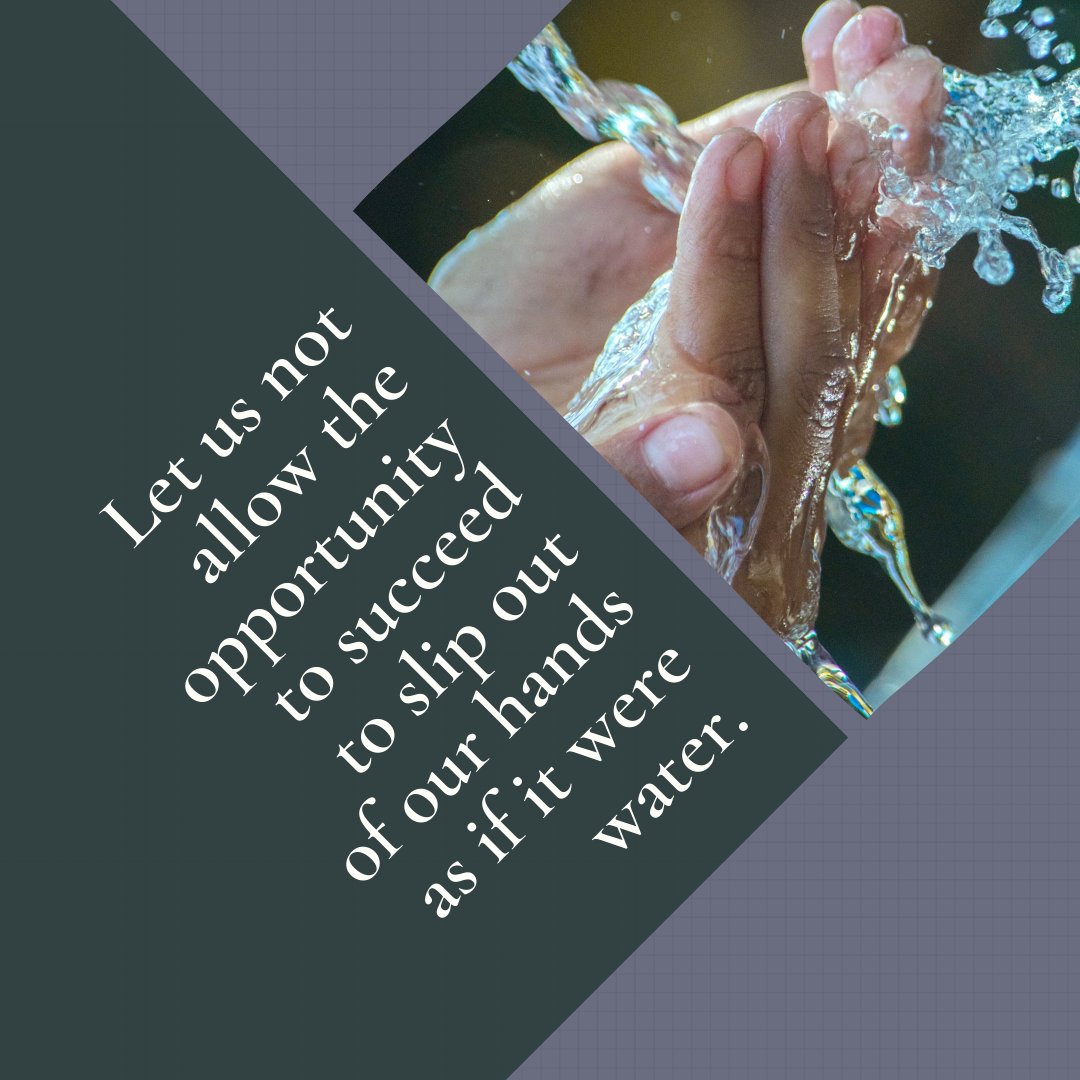 No permitamos que la oportunidad de lograr el éxito se nos escurra de las manos como si fuera agua
patreon.com/controversialb… 
Ignazio Giuseppe, Autor
controversialbible.com
Facebook: controversialbible
Instagram: controversialbible
Twitter: controversialbb
#succeed #exito