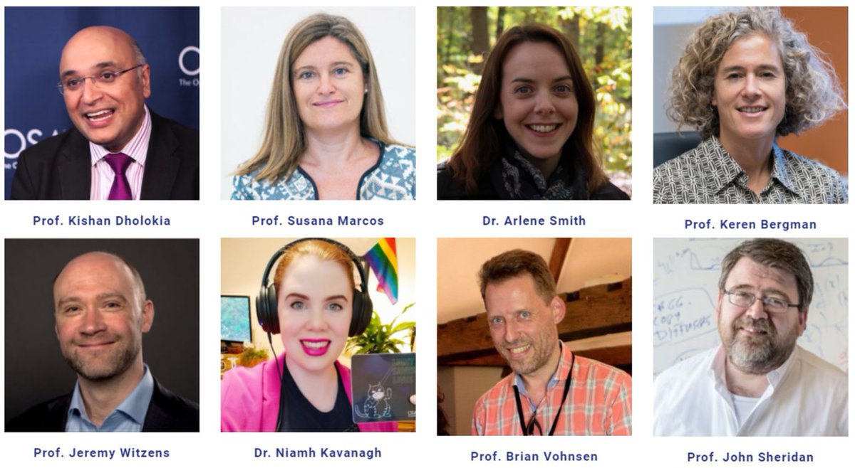 Get to know our invited speakers! A group of talented + #inspiring people advancing #technology and applications in #optics and #photonics.
#communications #BiomedicalSciences  #vision