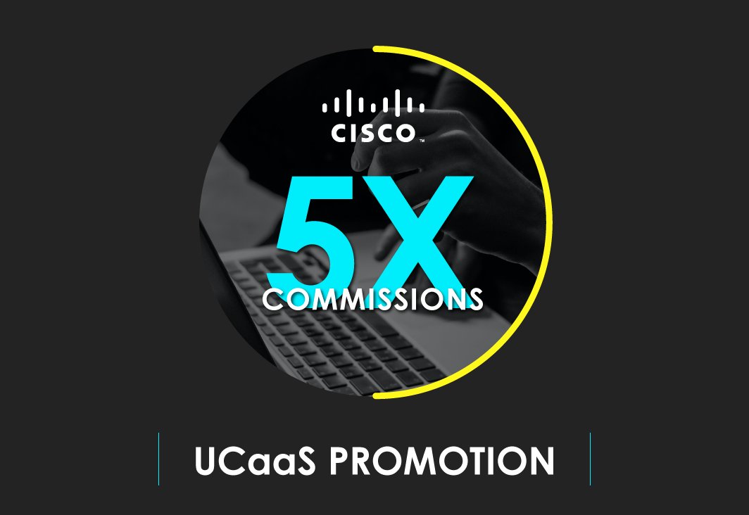calltower's tweet image. Calling all partners! Register your #CiscoHCS or #CiscoHCS + Webex deal with CallTower for our 5X SPIFF promotion: tinyurl.com/y53ap24j
