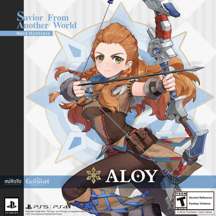 avelahd's tweet photo. A miHoYo anunciou uma parceria com a Guerrilla Games e a PlayStation trazendo a personagem Aloy, de Horizon, para Genshin Impact!! Para recebe-la basta ter Rank de Aventura ≥ Nv.20 e fazer login no update 2.1 ou 2.2.🎮😱🎉🗣️

#games #Playstation #Xbox #Nintendo #ops5 #PS5 https://t.co/luubwSXJq7