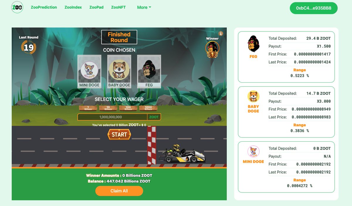 Tell me how do you feel about new Zprediction version?

Still working hard on it to make the best one!

ZooToken is Unique!

$ZOOT #ZooToken #ZooTUnique #BSC #ETH #ZPrediction