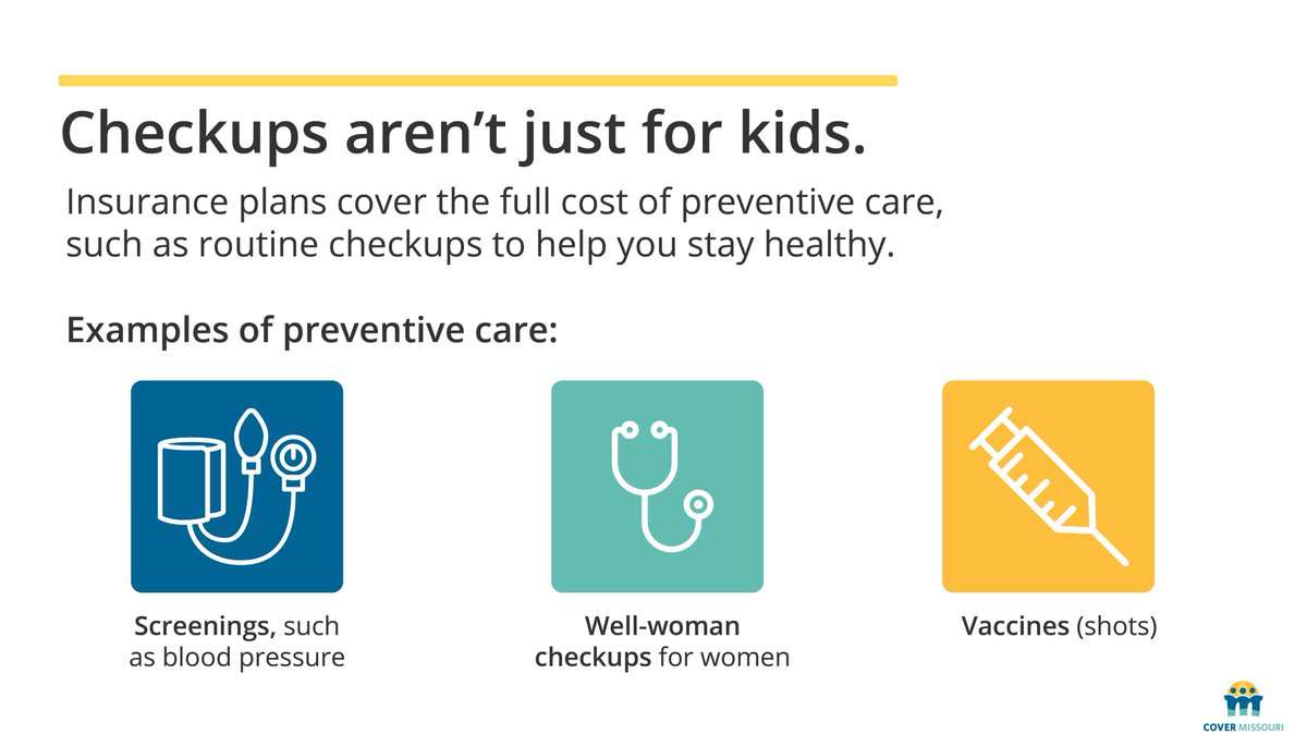 Checkups aren’t just for kids. Schedule your yearly wellness exam today. #HealthcareHacks