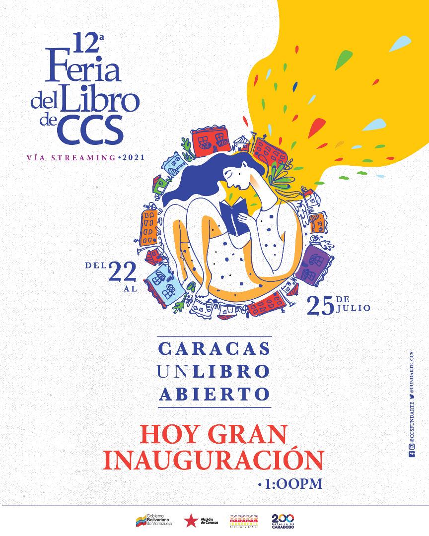 📒📖✏️Llegó el día de la Inauguración de la 12ª Feria del Libro de Caracas, bajo el lema Caracas un Libro Abierto donde rendiremos homenaje a la escritora, antropóloga e historiadora, Iraida Vargas. #22Jul #VenezuelaProduce

#FeriaDelLibro
#IraidaVargas
#Caracas 
#Literatura