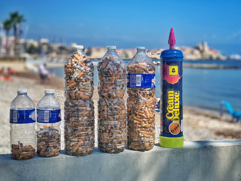 ChrisGeloni's tweet photo. Félicitations aux ados du #CLJPlage d’@antibes_jlp pour le #NettoyagePedagogique que nous avons menée ce matin 🙏🏻👏
Plus de 3000 mégots, bouteilles & canettes en grand nombre et d’autres déchets en tout genre récoltés🔥 🙌🌍
#antibesjuanlespins #jaimemamer #valeurdexemple https://t.co/kbp4LaGFpP