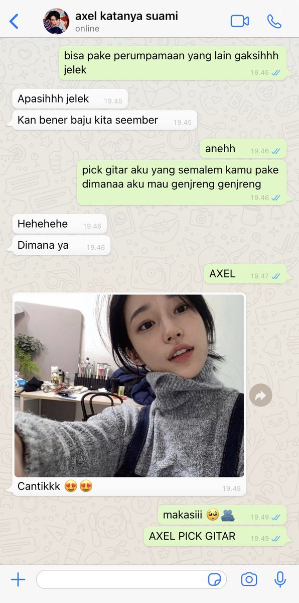 gialleries's tweet image. awalnya jadi fanboy akhirnya jadi suami