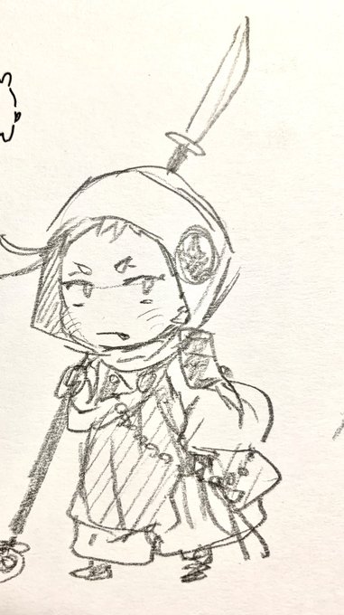 驚きの久々落書き
そしてすぐドロン 