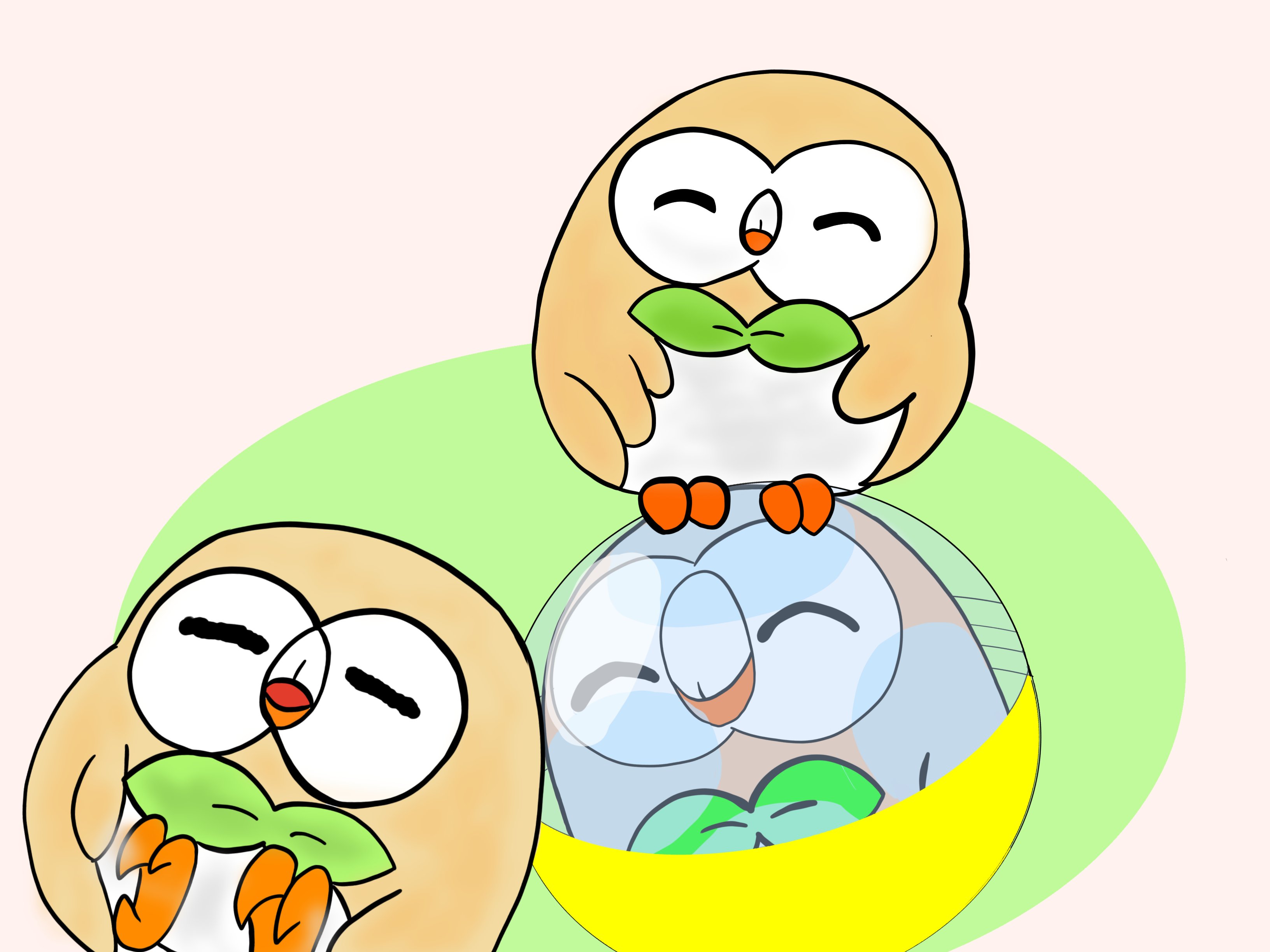 サカナのトリ 低浮上 モクロー可愛いよね ずっと寝てて欲しい デジタル絵って難しい 誰かコツを教えて欲しい モクローの日 ポケモン好きと繋がりたい ポケモンイラスト T Co Fjuunryh7y Twitter