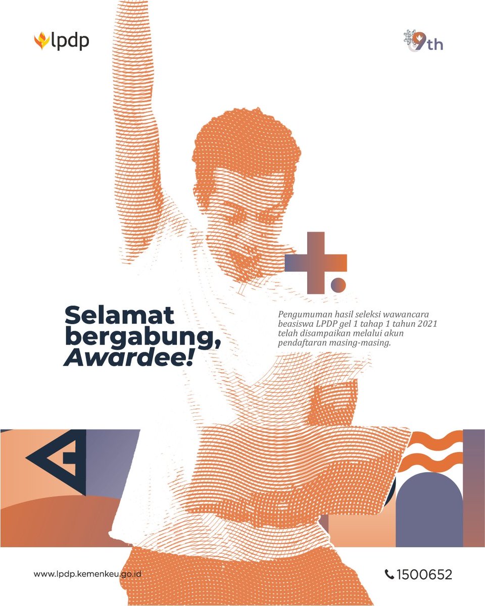 LPDP_RI's tweet photo. Selamat bergabung, Awardee! 

Hasil seleksi beasiswa LPDP tahun 2021 Tahap 1 Gelombang 1 sudah dapat dilihat pada akun pendaftaran. Silakan login pada akun masing-masing untuk melihat hasil seleksi. 

#DiriUntukNegeri #PendidikanUntukKita #LPDP #beasiswa #pengumuman https://t.co/gWfTW4EqMW