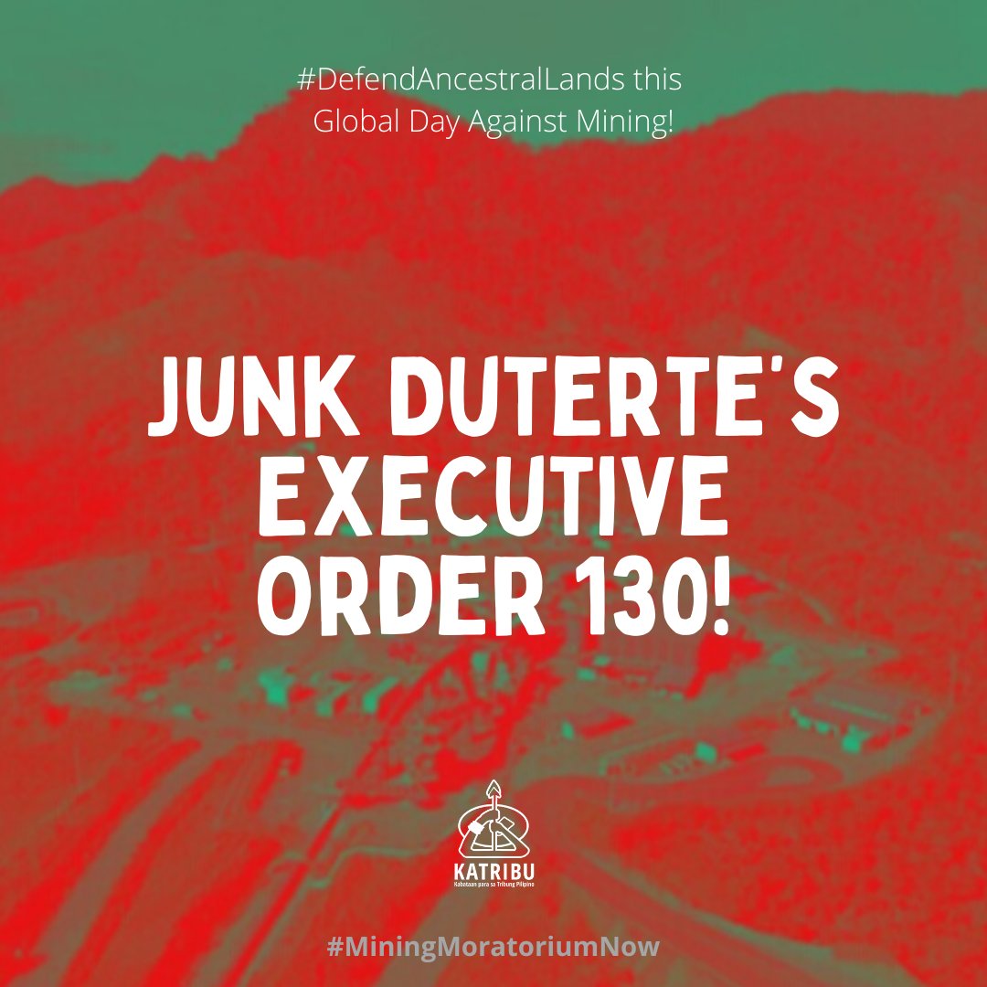 pr151607's tweet photo. I am Precious of Panday Sining and I join the Global Day against Mining to call for a #MiningMoratoriumNow!
We choose land, life, and environment a hundred times over the 100 new mines that Duterte’s mining executive order will bring in.
#YesToLifeNoToMining https://t.co/scj2iPjDHj