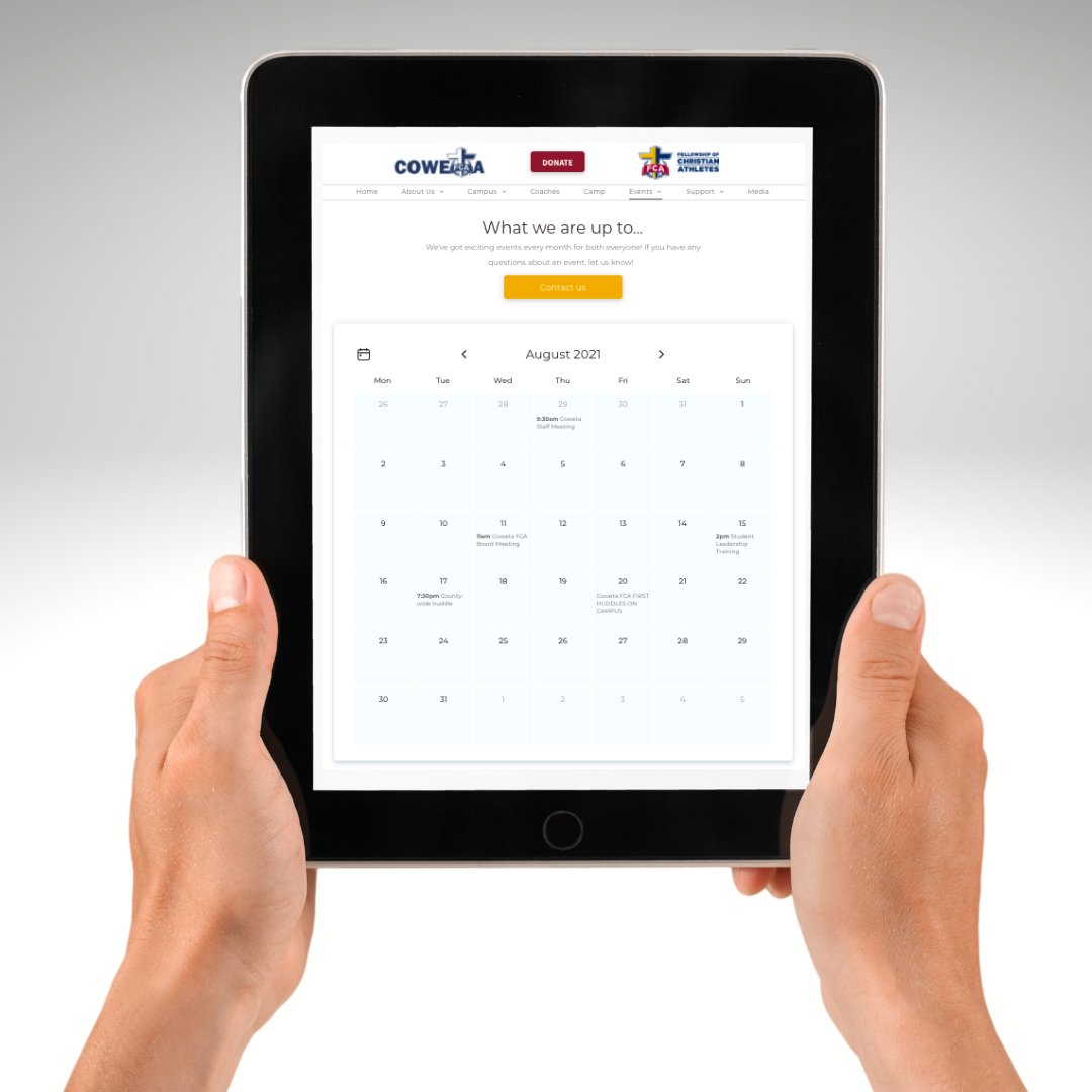 Check out the calendar on our website to stay up to date with all all we are doing in Coweta FCA!
cowetafca.org/monthly-calend…