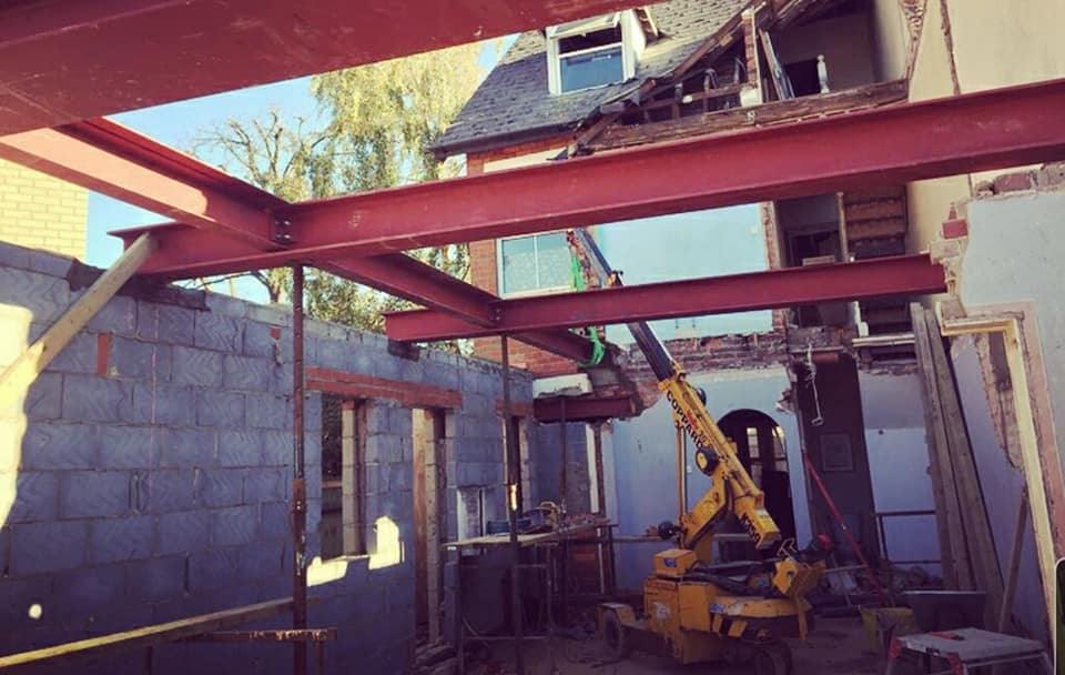 Are you about to start an extension or new build home? We specialise in supplying steel work for your home improvements/build. 

We can cut to size, drill, paint, fabricate and deliver direct to your desired location as quick as 24-48 hours from order.