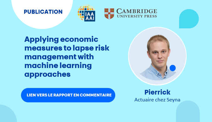 🙌🏼 📑 Félicitations à Pierrick Piette, notre actuaire-chercheur pour sa dernière publication dans l’ASTIN de l’International Actuarial Association, en collaboration avec Stéphane Loisel (Université Lyon 1) et Jason Tsaï (National Chengchi University).
 
lnkd.in/dw9JJkr