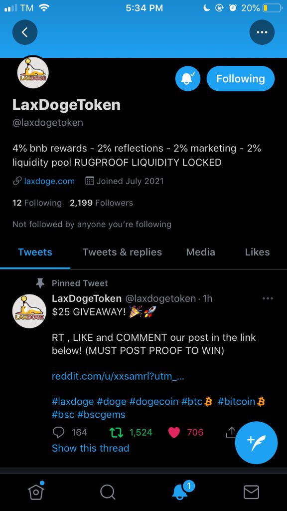 SunaughtyKim's tweet photo. @Cryptofurr @laxdogetoken thanks https://t.co/Hqw9KV1nB7