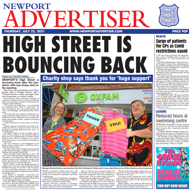 Your Newport Advertiser is out today...